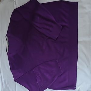 Lands' End Men's V-Neck Cotton Sweater